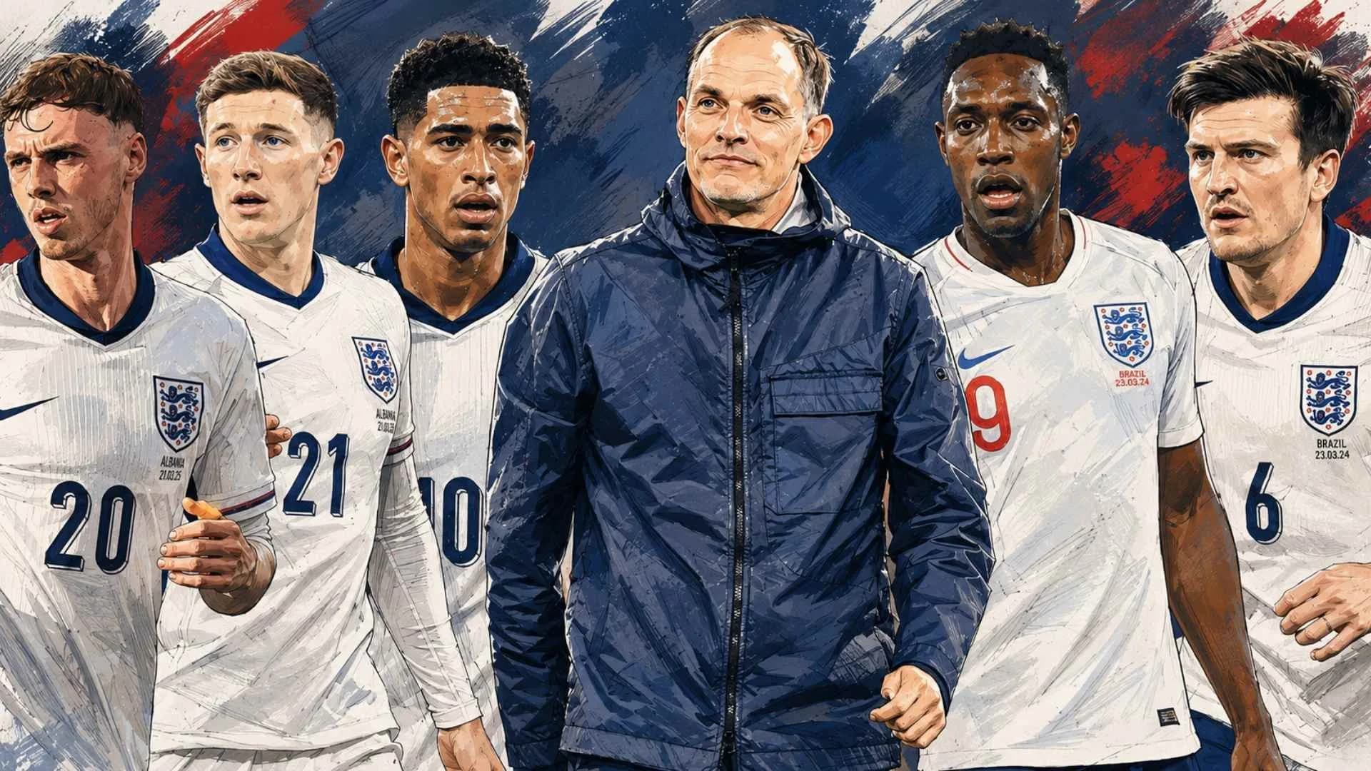 Thomas Tuchel Announces England Squad: Foden, Palmer, Maguire and Alexander-Arnold Left Out