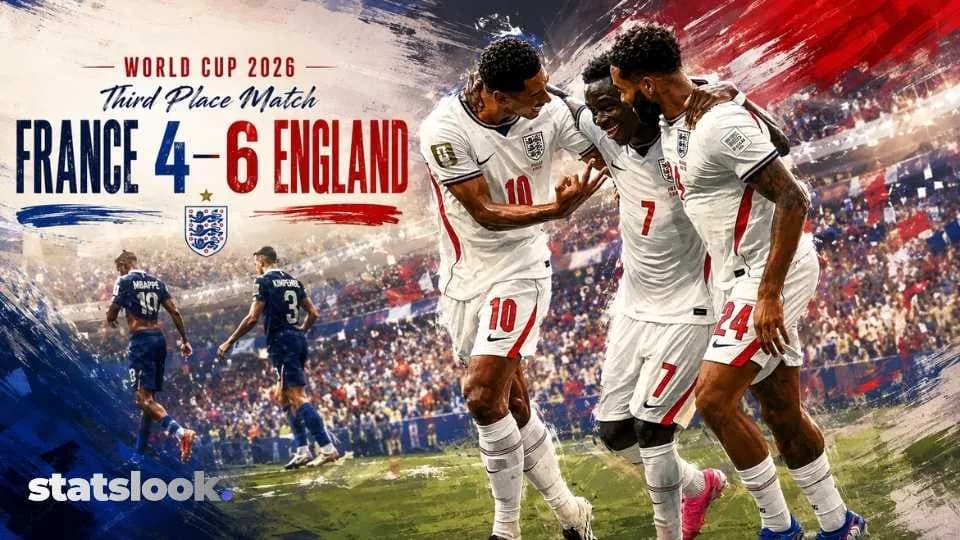 England 6-4 France: A Goal Fest in the 2026 World Cup Third Place Match